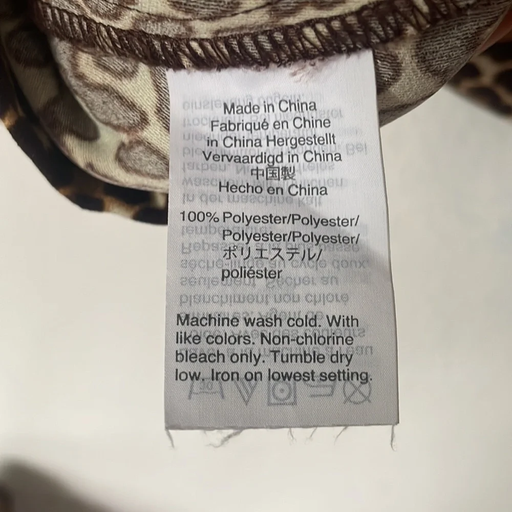 J. Crew Cheetah Leopard Print Crepe Shift Dress